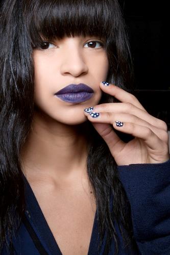 Nail art Nail art su unghie blu