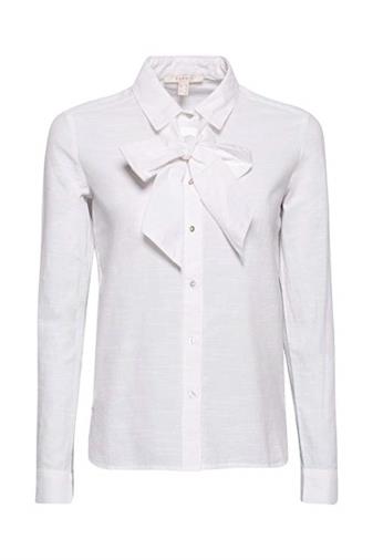 Camicia bianca con fiocco