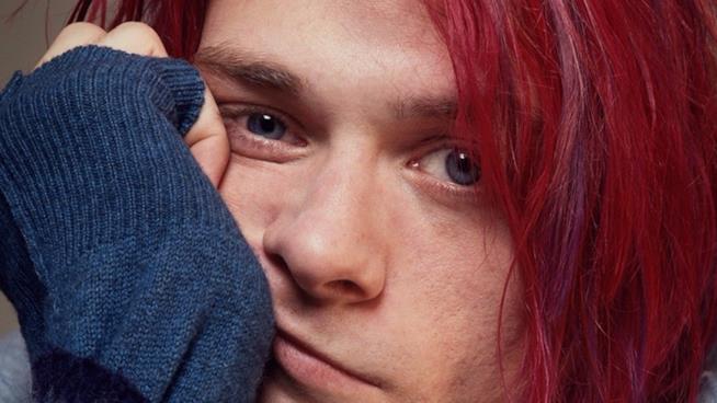 Kurt Cobain in uno scatto di Michael Lavine Una foto di Michael Lavine ritrae il leader dei Nirvana