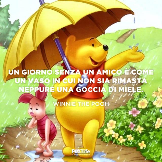 Citazione Winnie The Pooh Winnie The Pooh sotto un ombrello