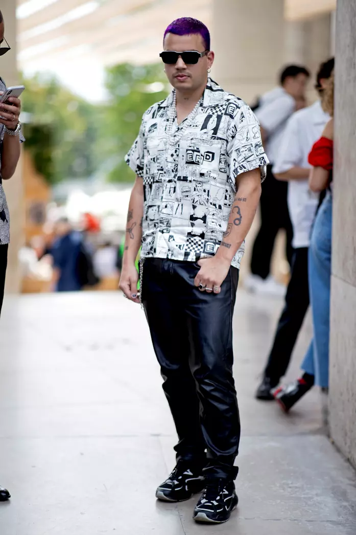 Camicie fantasia Paris Fashion Week Street Style PFW Camicie fantasia