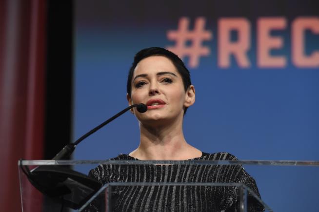 Rose McGowan contro le attrici vestite di nero ai Golden Globes 2018 Rose McGowan