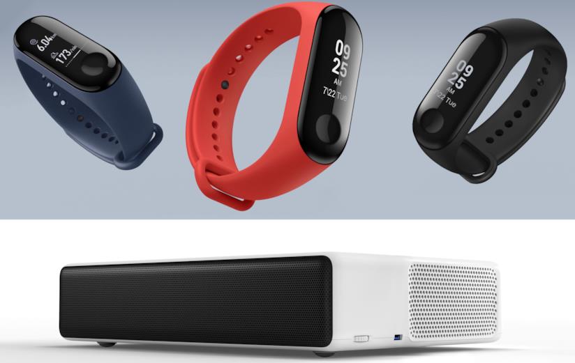 Mi Band 3 e Mi Laser Projector 150” Nuovi prodotti Xiaomi Mi Band 3 e Mi Laser Projector 150”