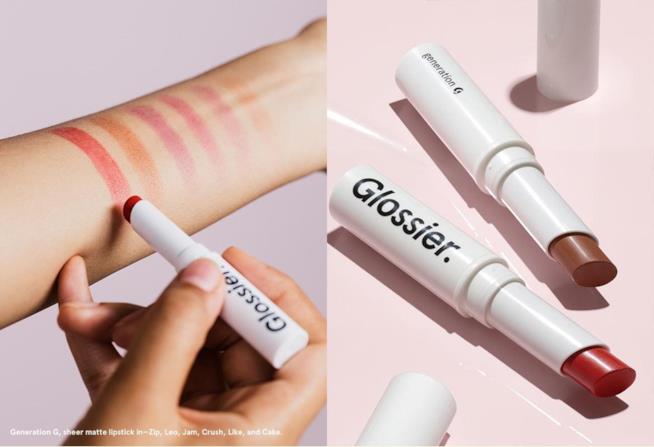 Generation G di Glossier Le tinte labbra Generation G di Glossier per un make up naturale in 6 colori