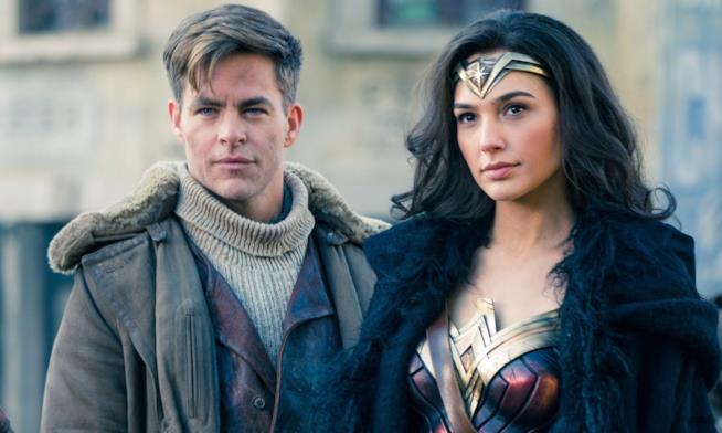 Chris Pine tornerà nel sequel Wonder Woman 1984 Chris Pine e Gal Gadot