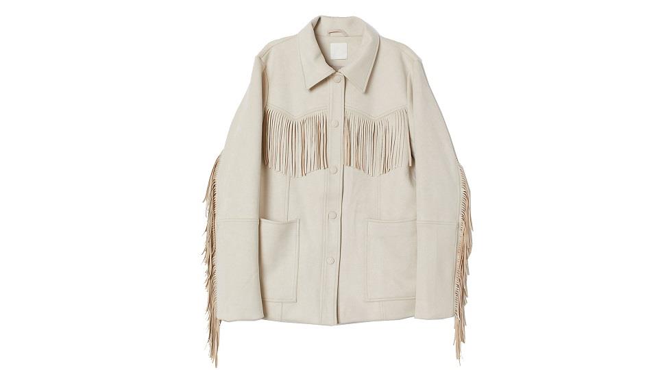 La giacca con le frange di H&m piace a tutti