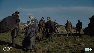 Dany e Jorah Dany dice addio a Jorah