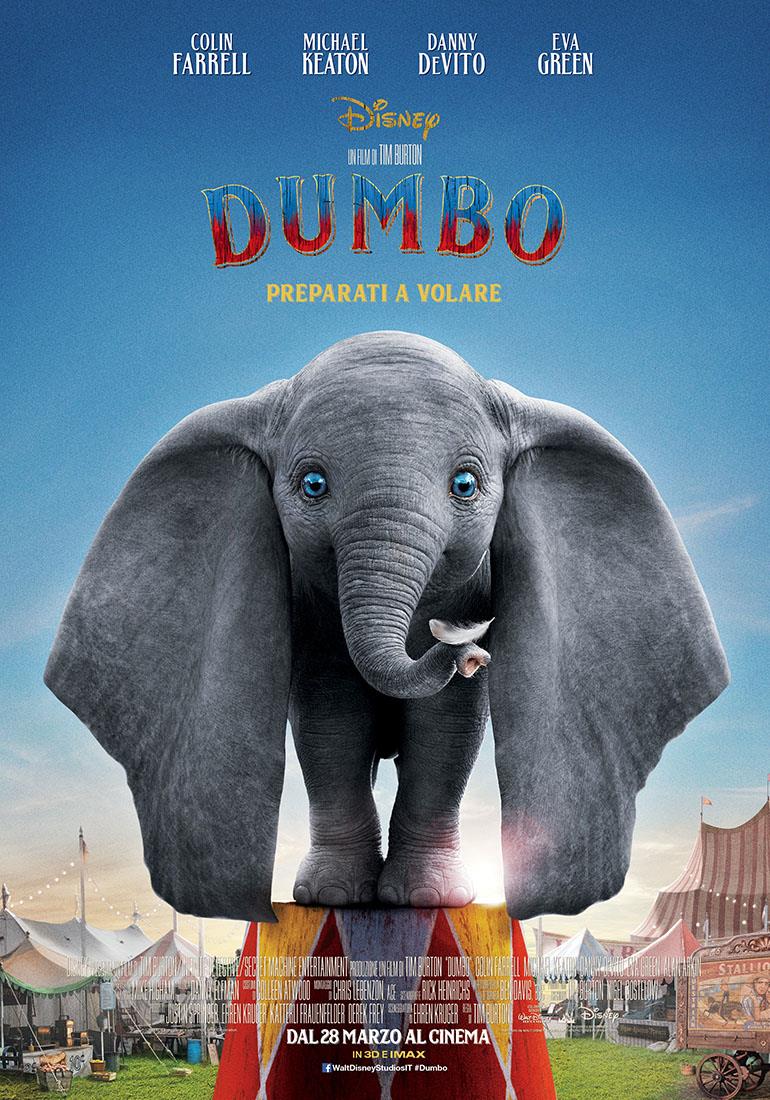 Il poster ufficiale di Dumbo poster Dumbo italiano
