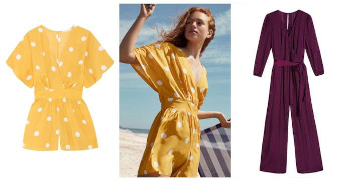 Tute jumpsuit corte e lunghe per l'estate 2018 Corte e lunghe, le tute beachwear per l'estate 2018