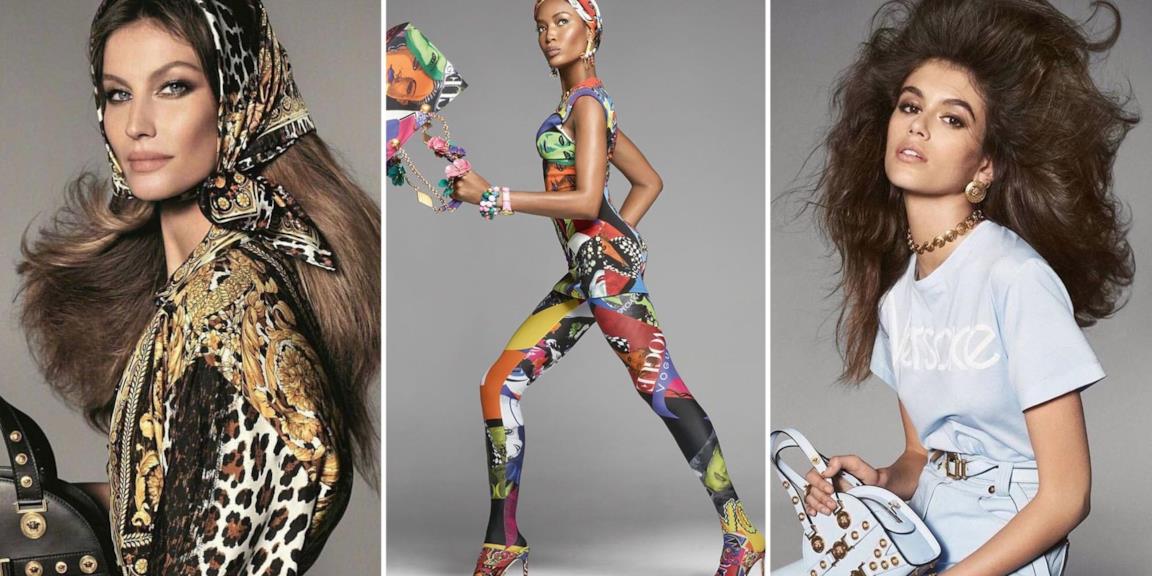 Donatella Versace ha scelto le modelle anni '90 per la Primavera 2018