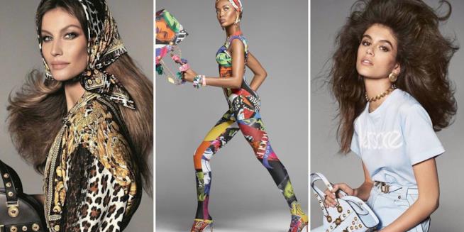 Da Gisele Bundchen a Naomi Campbell le super top anni '90 per Versace Donatella Versace ha scelto le modelle anni '90 per la Primavera 2018