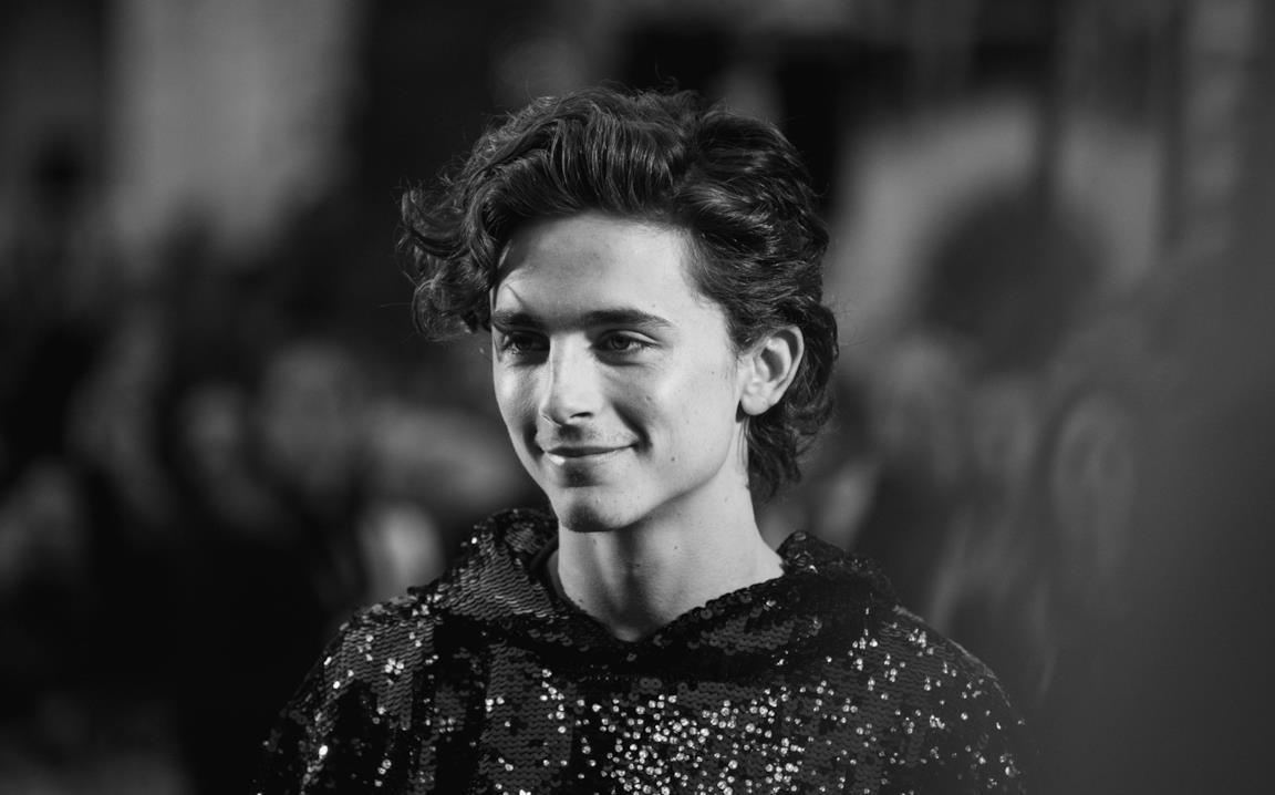Timothée Chalamet in primo piano sul red carpet