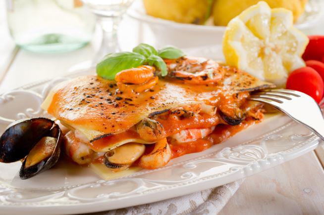 Lasagne di pesce classiche: ricetta con crostacei e pesce Lasagne di pesce classiche