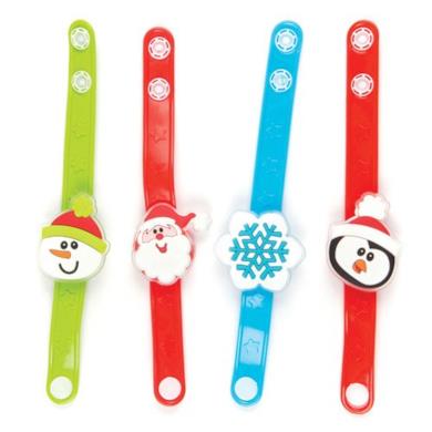 Braccialetti Natalizi Lampeggianti per Bambini