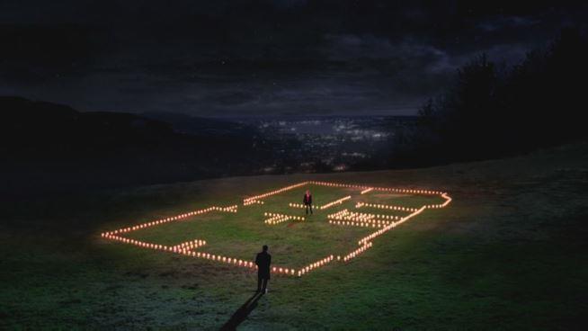 Meredith e Derek Scena della casa con le candele tra Derek e Meredith