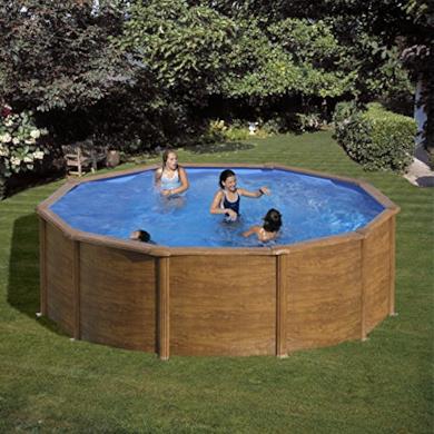 Piscina tonda in legno