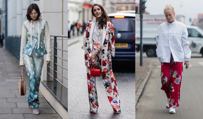 I migliori pantaloni palazzo a fiori eleganti e per tutti i giorni Pantaloni palazzo a fiori: i migliori modelli dell'estate