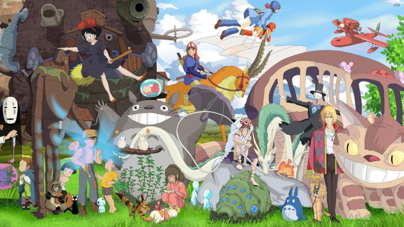 Tutti i personaggi di Hayao Miyazaki Una composizione dei personaggi dei film di Hayao MIyazaki