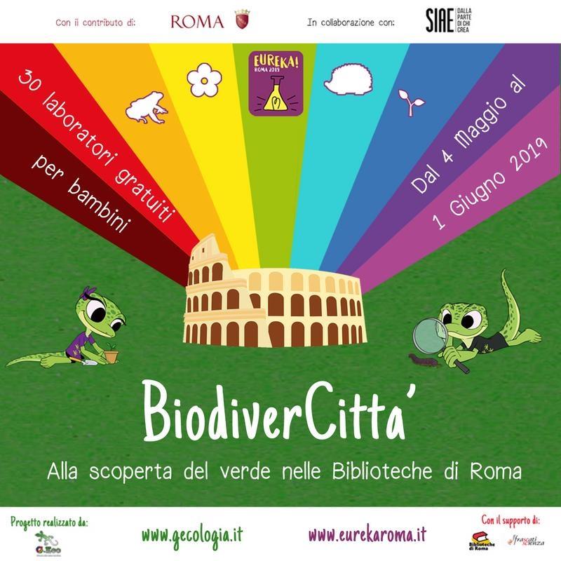 Biodivercittà a Roma per i bambini Banner di BioDivercittà