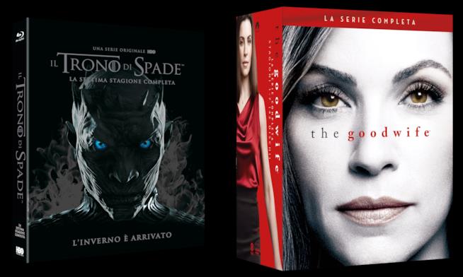 Cofanetto serie Trono di spade e The Good Wife i cofanetti delle serie TV Trono di spade e The Good Wife