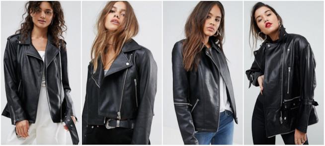 Giacche estate primavera 2018: le Giacche pelle Biker Collage di giacche in pelle da biker