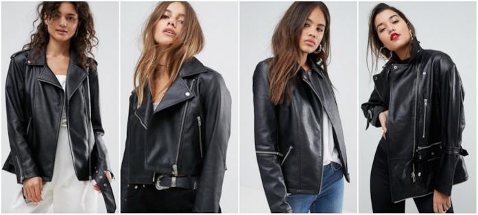 Giacche estate primavera 2018: le Giacche pelle Biker Collage di giacche in pelle da biker