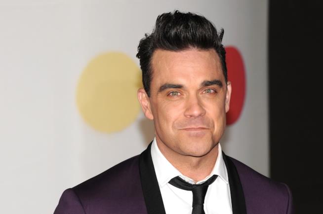 Robbie Williams a X-Factor Robbie Williams in primo piano