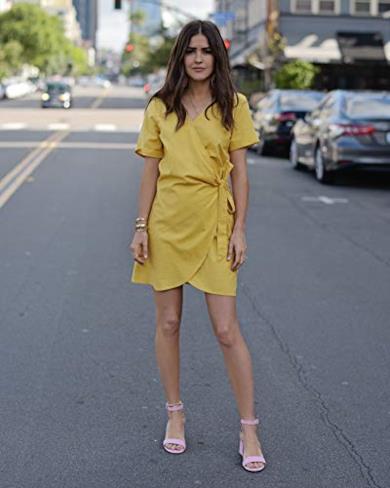 The Drop Wrap dress corto