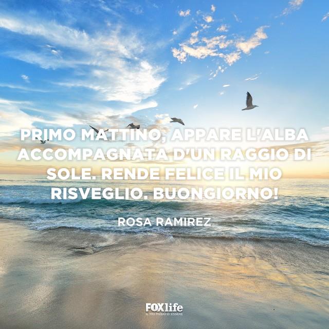 Frase Ramirez Riva del mare all'alba
