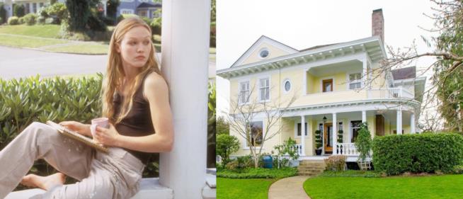 Julia Stiles nel film 10 cose che odio di te e la casa in cui è stato girato Julia Stiles e la casa del film 10 cose che odio di te