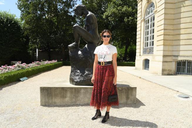 Mandy Moore alla settimana della moda Mandy Moore alla sfilata Dior