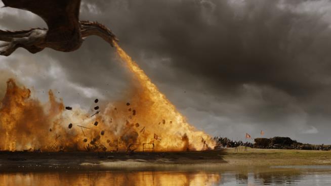 Una scena di Game Of Thrones Una scena della settima stagione de Il trono di spade