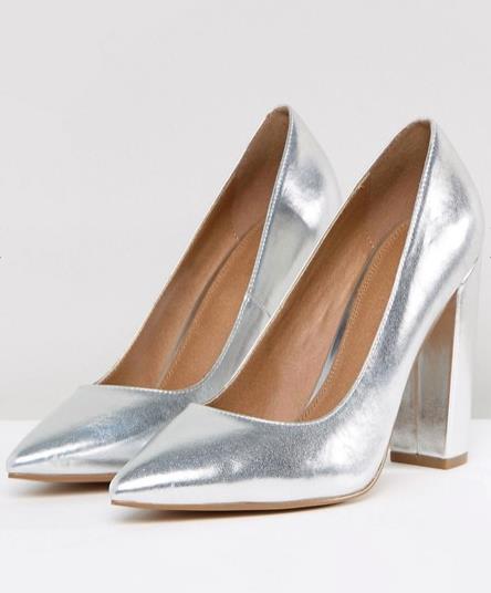 Scarpe argento Asos da regalare a Natale Scarpe argento Asos per Natale