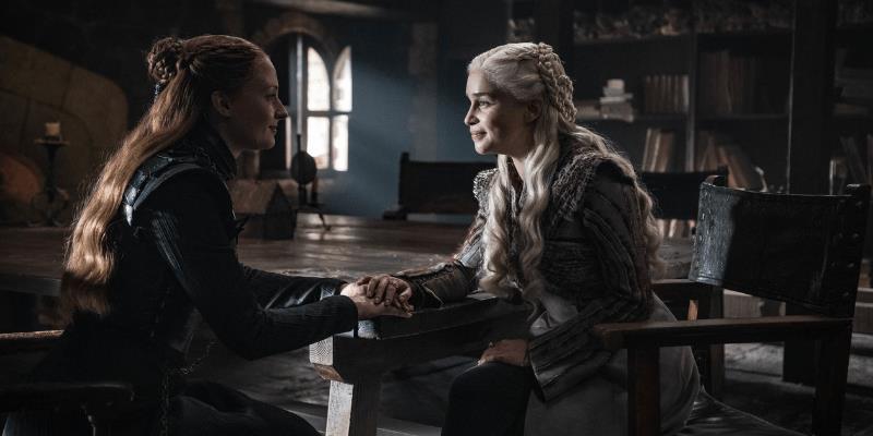 Sansa e Daenerys Sansa e Daenerys in Game of Thrones 8