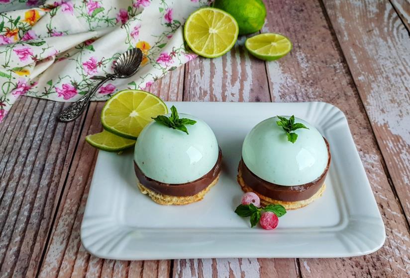 Tortini menta cacao Dolcetti con crema
