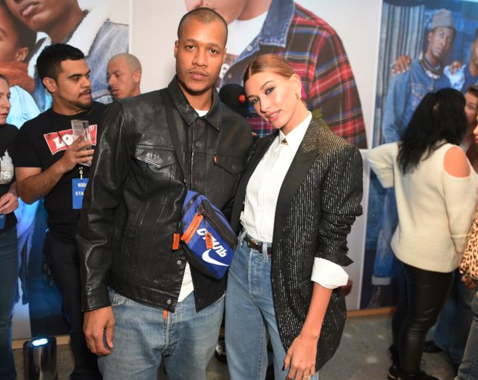 Hailey Baldwin Bieber e Heron Preston x Levi's Hailey Baldwin Bieber e Heron Preston x Levi's