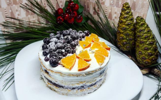Naked cake Tortino con frutti freschi