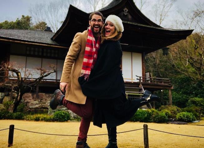 Darren Criss e Mia Swier L'attore Darren Criss e la fidanzata Mia Swier