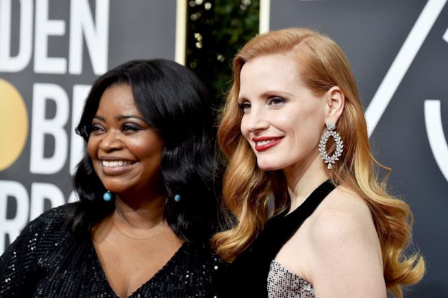 Jessica Chastain ha aiutato Octavia Spencer ad avere uno stipendio uguale al suo Octavia Spencer e Jessica Chastain