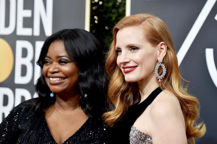 Jessica Chastain ha aiutato Octavia Spencer ad avere uno stipendio uguale al suo Octavia Spencer e Jessica Chastain