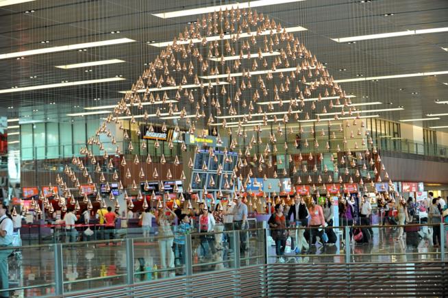 L'aeroporto di Singapore è stato addobbato a tema Harry Potter Aeroporto Singapore