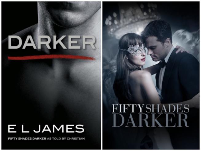 50 sfumature continua con Darker, il secondo libro dal punto di vista di Christian Grey La copertina di Darker