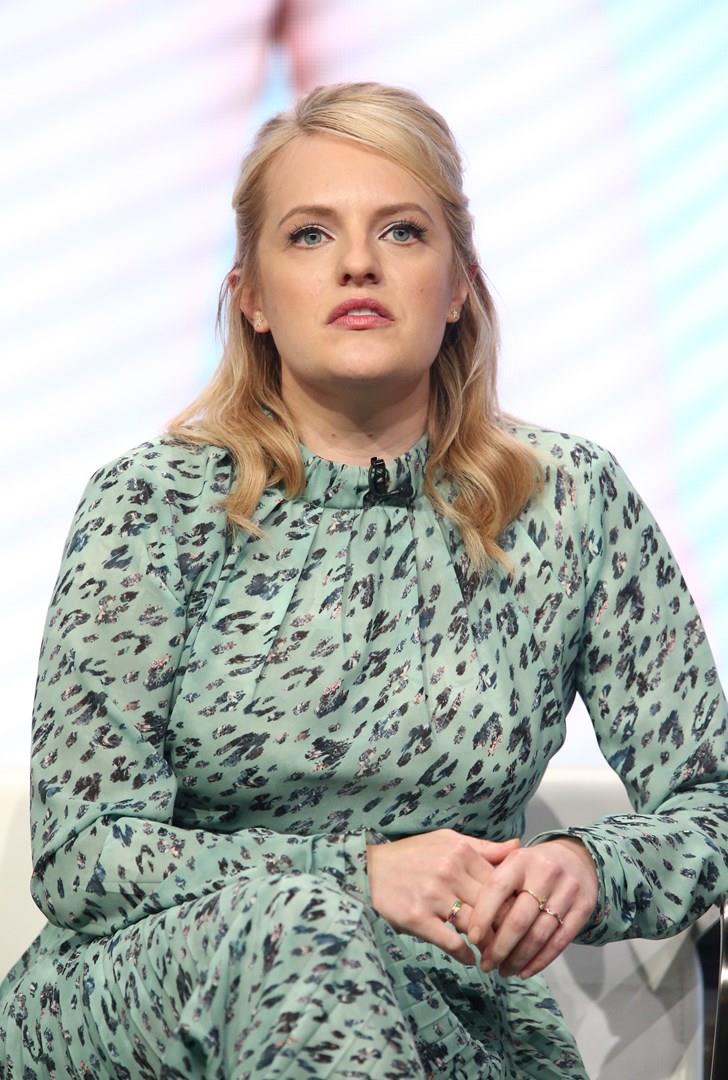 L'attrice Elisabeth Moss Elisabeth Moss al TCA Tour 2017
