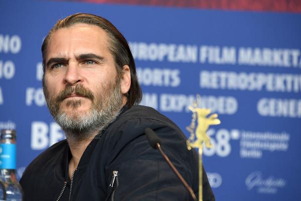 Joaquin Phoenix in conferenza al Festival di Berlino Un primo piano di Joaquin Phoenix