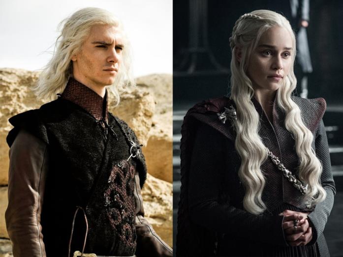 Daenerys Targaryen- Costumi Un collage tra Daenerys Targaryen e il fratello