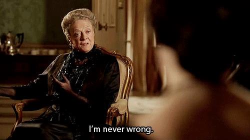 Maggie Smith in Downton Abbey Lady Violet in Downton Abbey