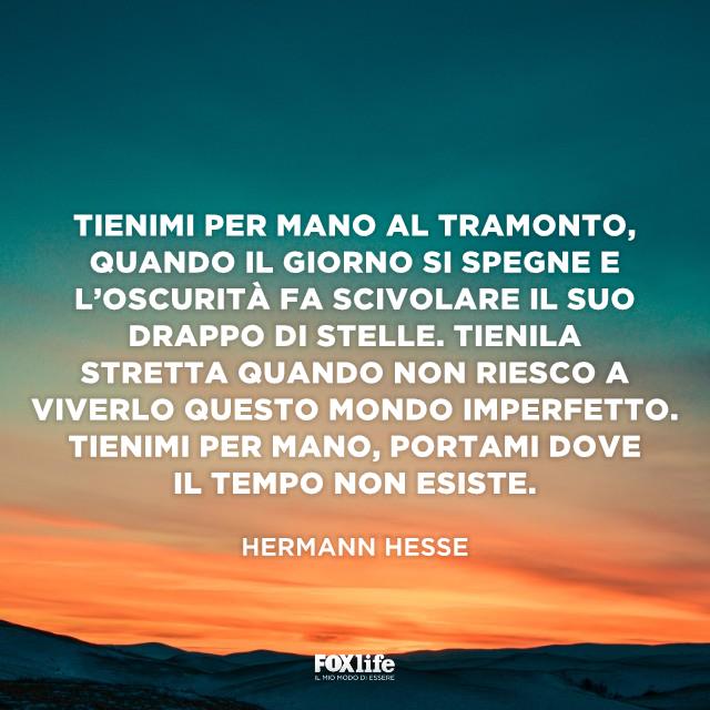 Citazione Hesse Panorama al tramonto