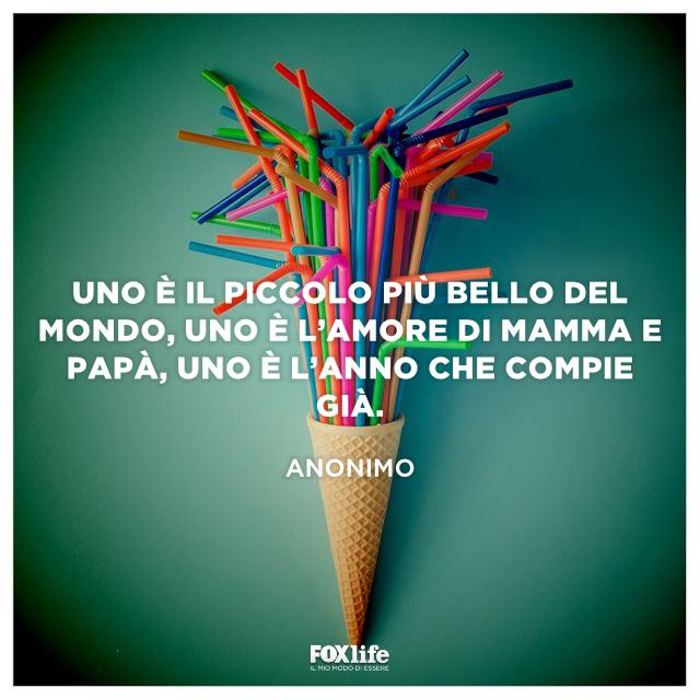 Frase di auguri Cono gelato con le cannucce dentro