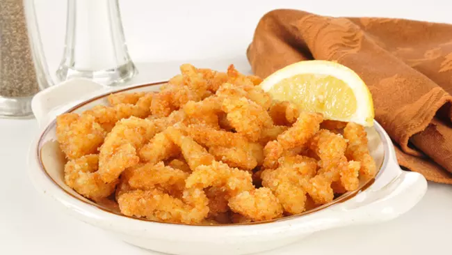 Vongole fritte in pastella Vongole fritte