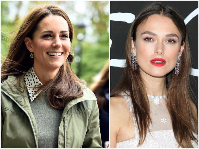 Kate Middleton criticata da Keira Knightley per il suo aspetto post parto Kate Middleton e Keira Knightley